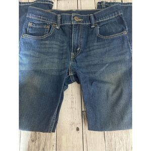 Levi Strauss 511 Men's High Rise Skinny Dark Wash Blue Denim Jeans Size 14R